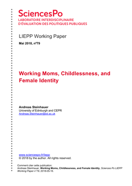 Working Moms, Childlessness, and Female Identity