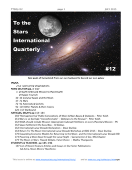 2 Co-Sponsoring Organizations NEWS SECTION Pp. 3-157 3-29 Earth