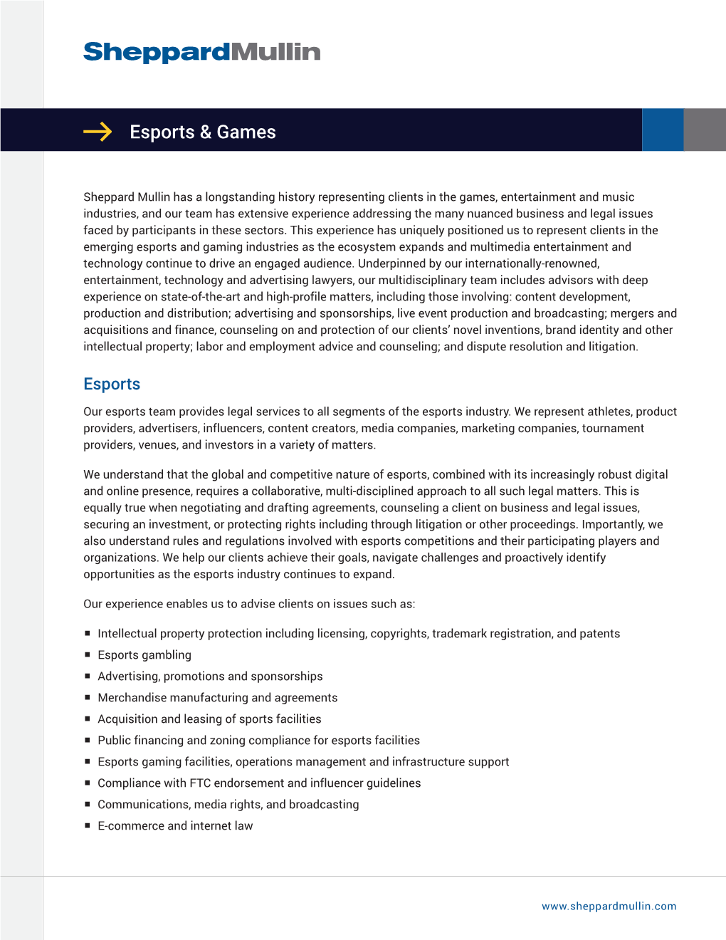 Esports & Games