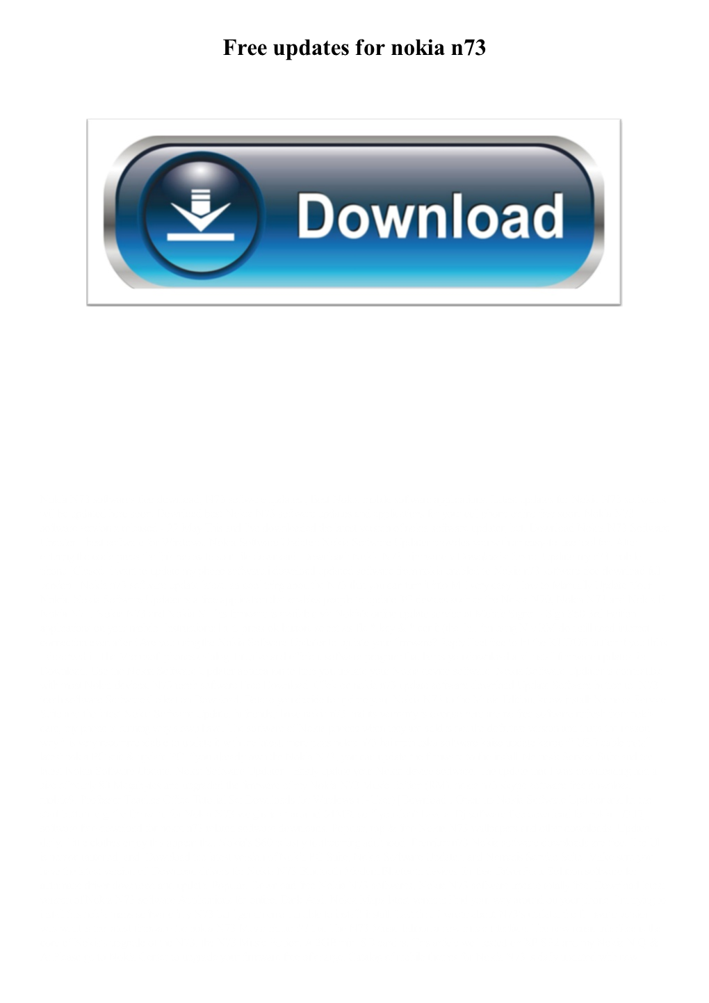 Free Updates for Nokia N73