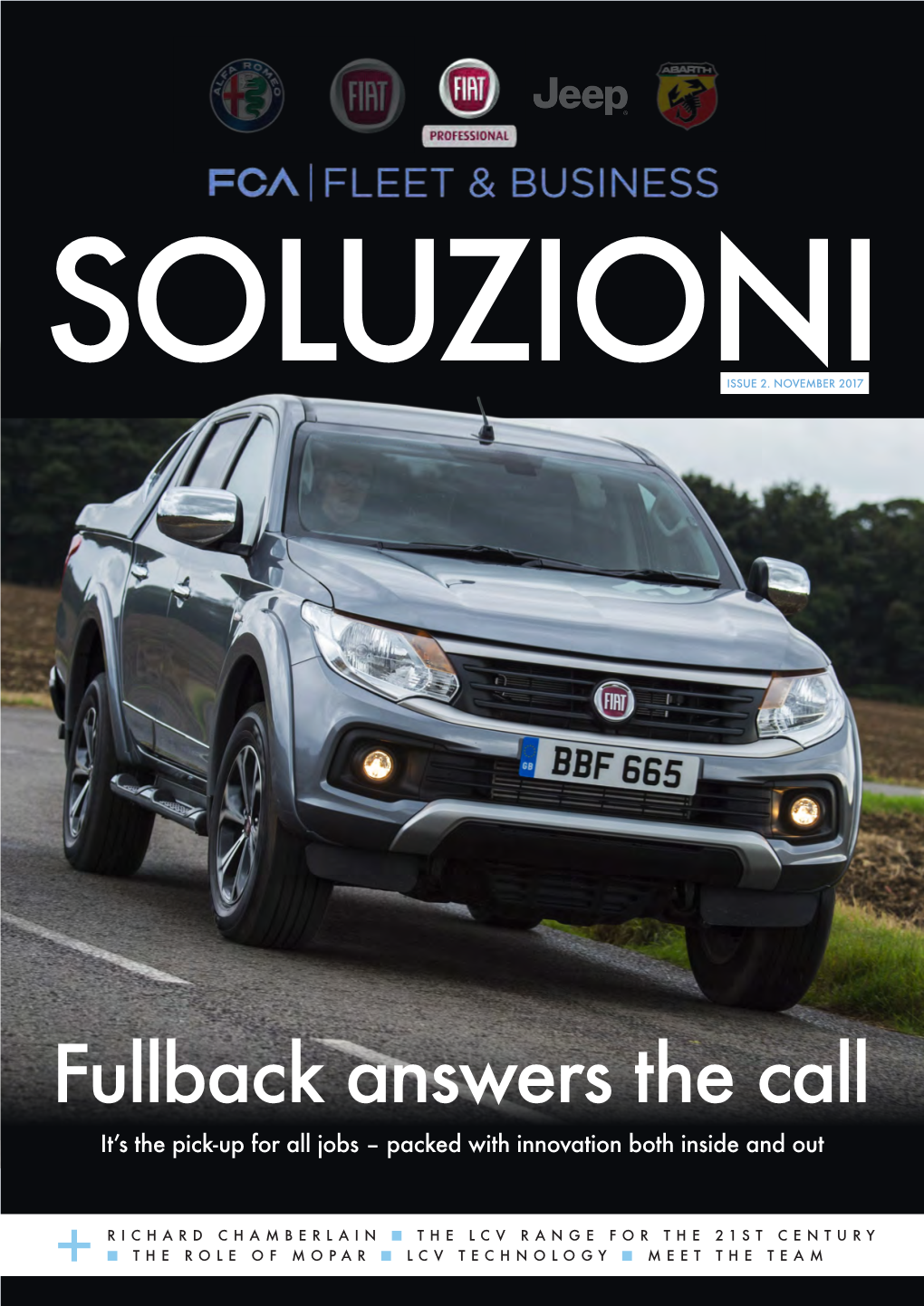 Fullback Answers the Call It’S the Pick-Up for All Jobs – Packed with Innovation Both Inside and Out