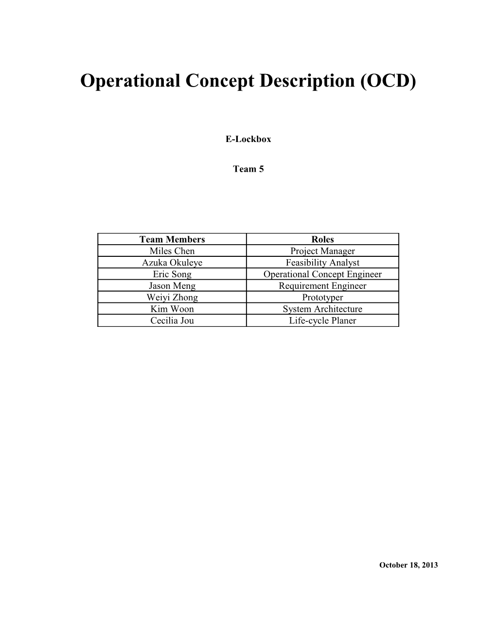 Operational Concept Description (OCD) s9