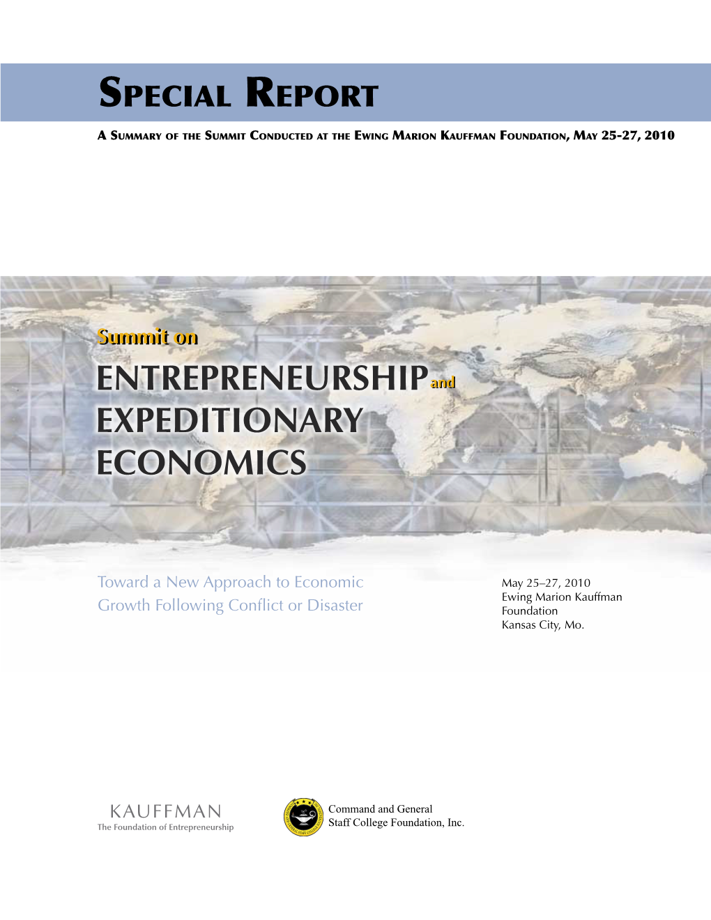 Entrepreneurship Expeditionary Economics