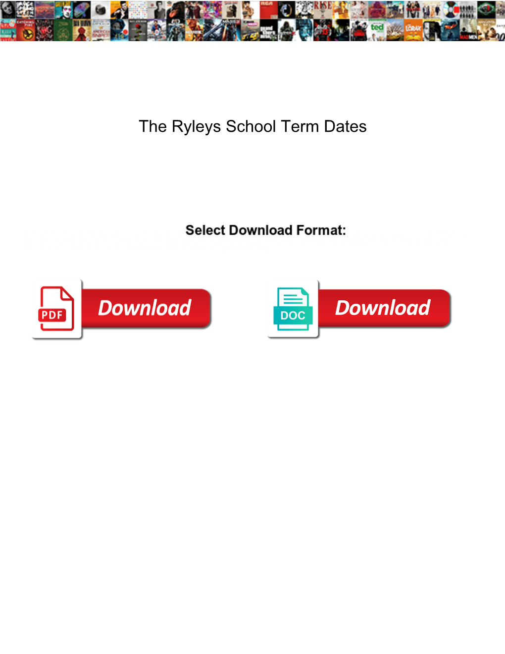 The Ryleys School Term Dates