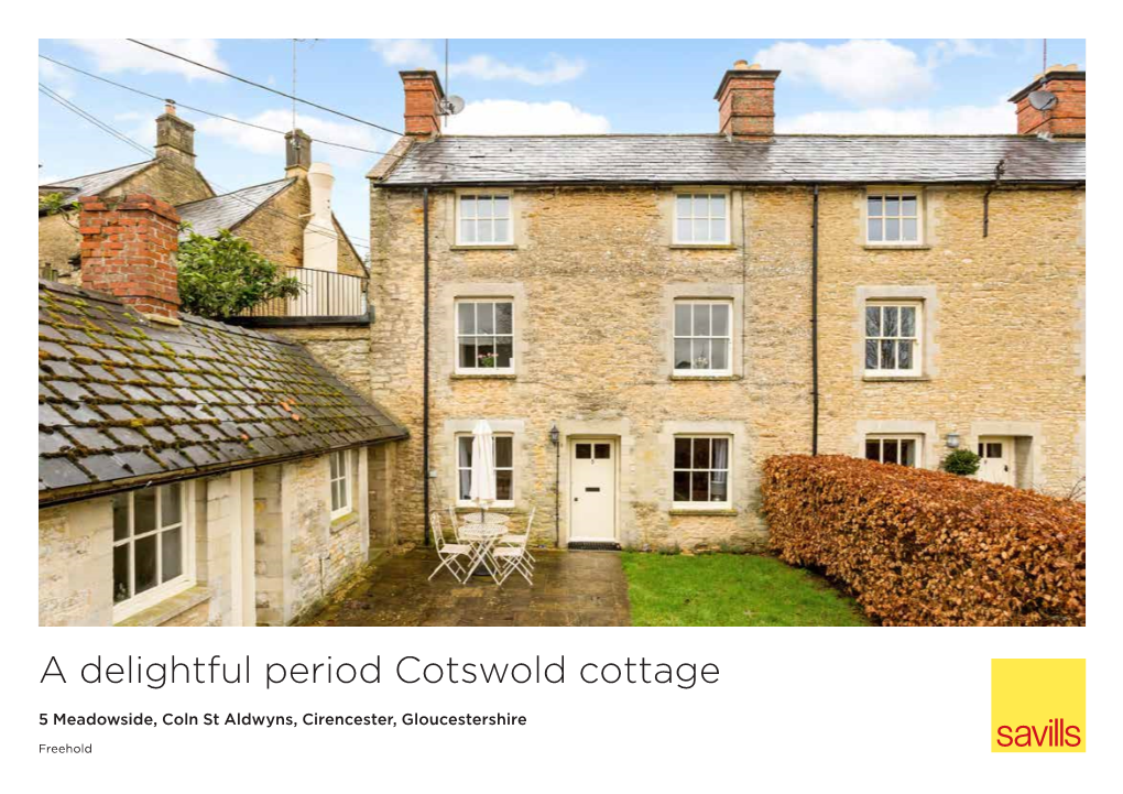 A Delightful Period Cotswold Cottage