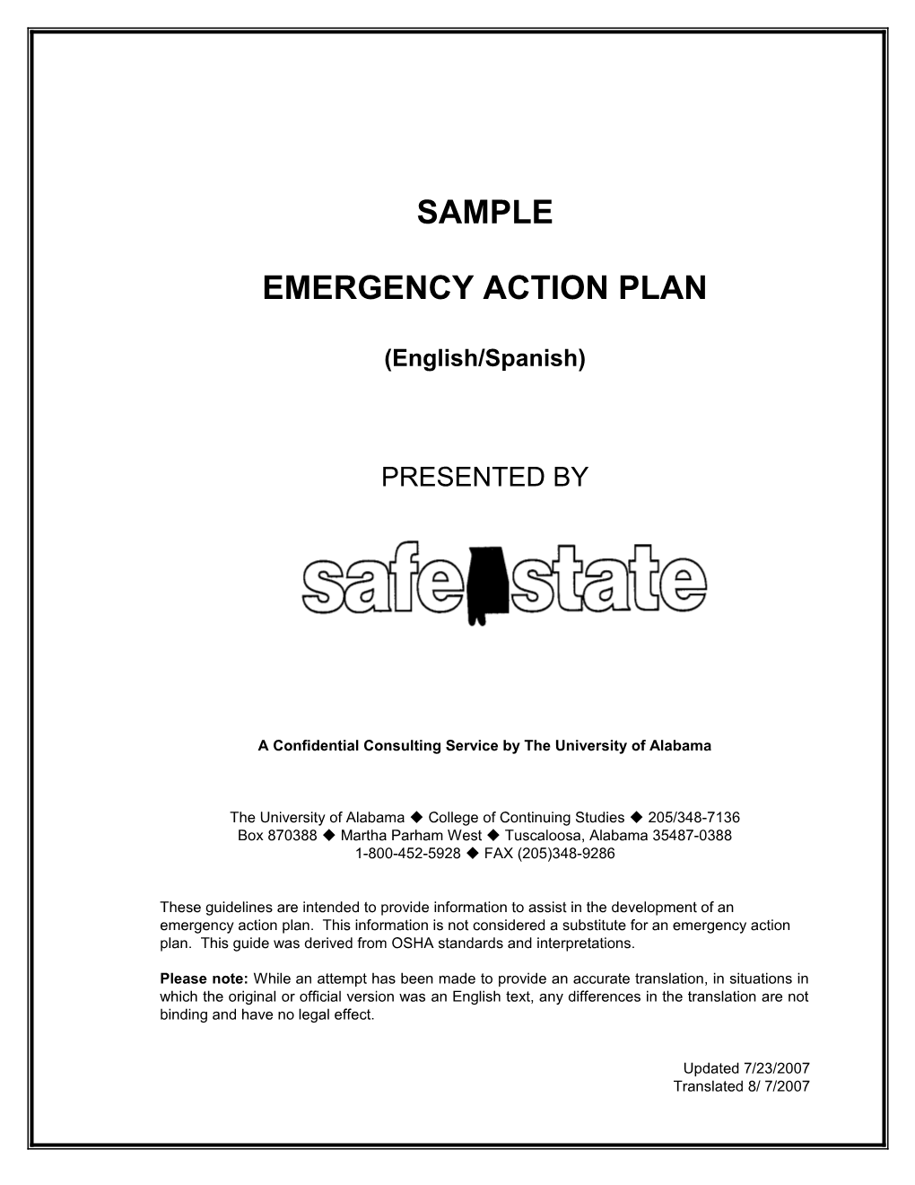 Emergency Action Plan s2