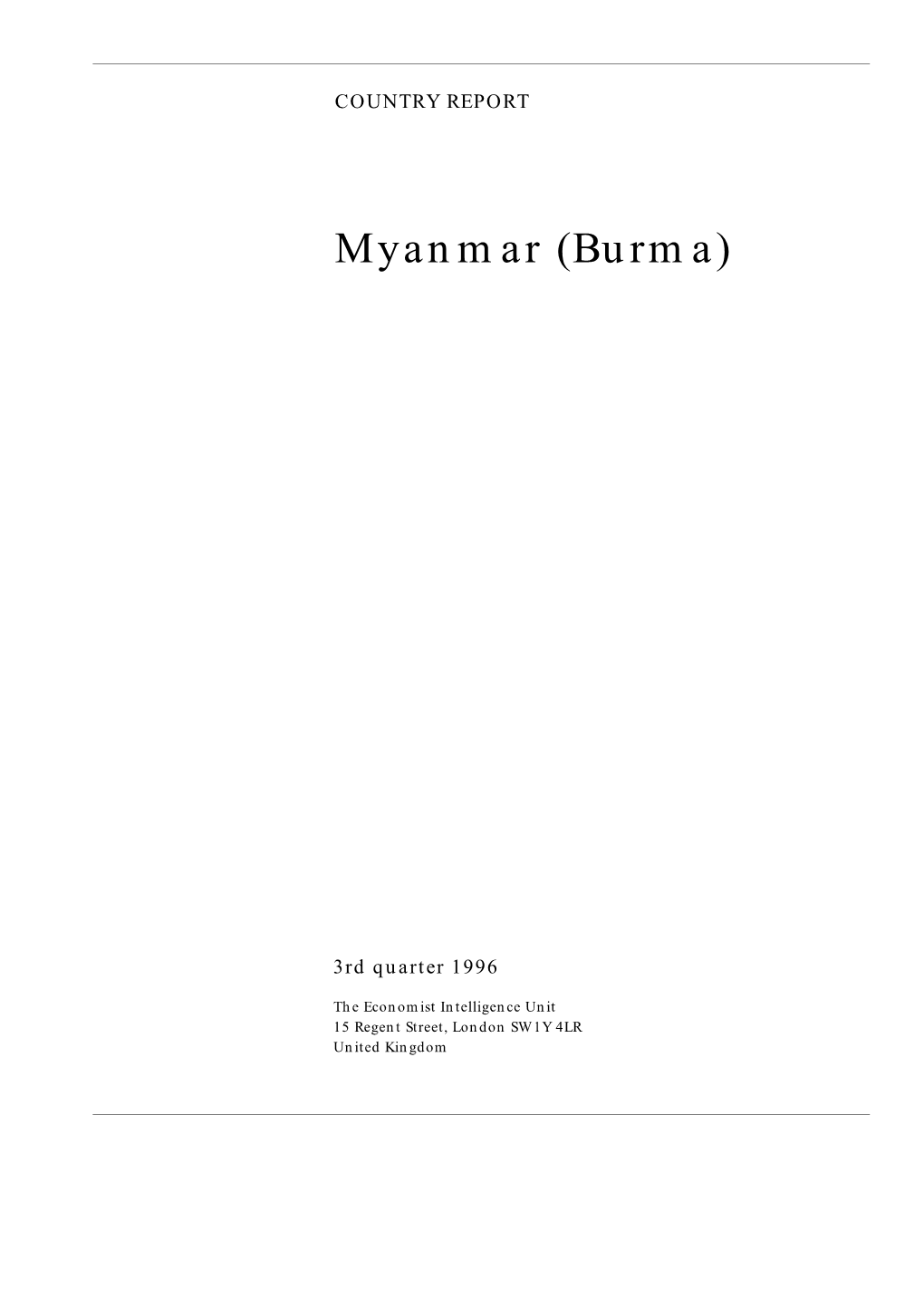 Myanmar (Burma)