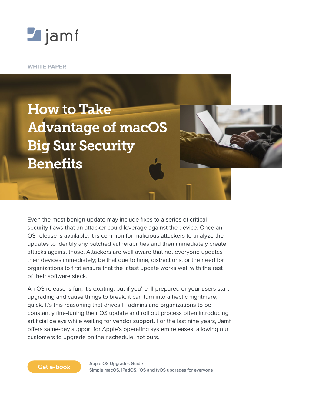 How to Take Advantage of Macos Big Sur Security Benefits