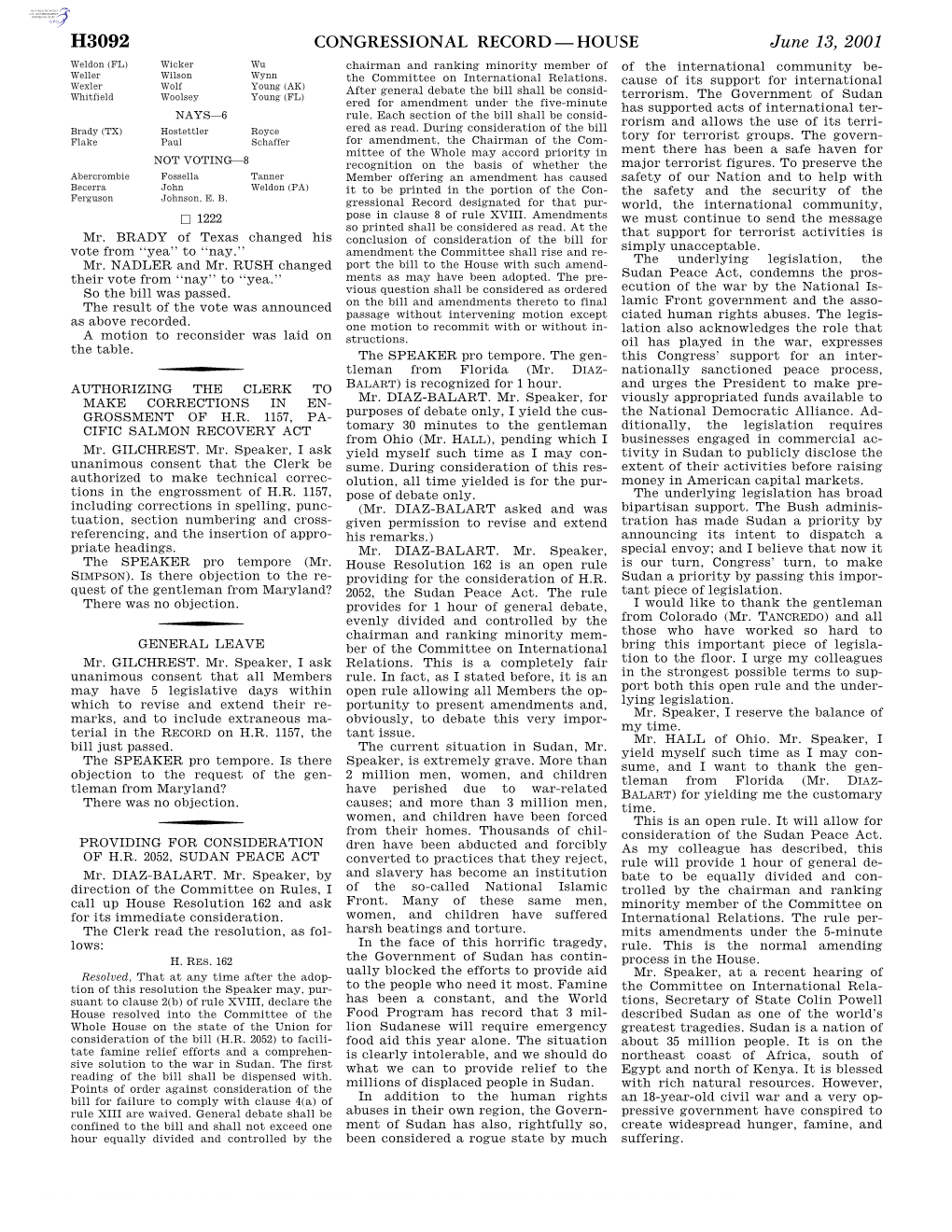 Congressional Record—House H3092