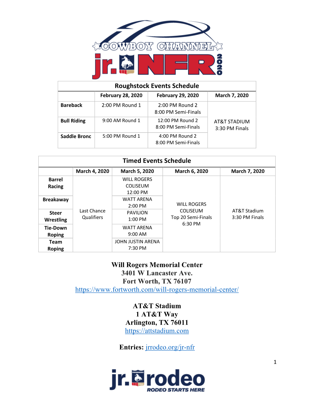 2020 Jr. NFR Ground Rules.Pdf