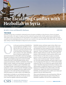 The Escalating Conflict with Hezbollah in Syria