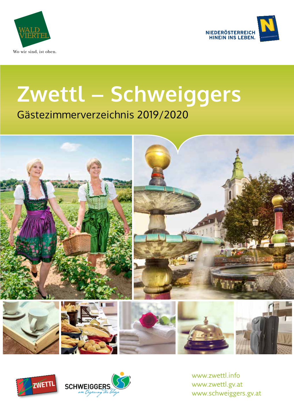 Zwettl – Schweiggers Gästezimmerverzeichnis 2019/2020