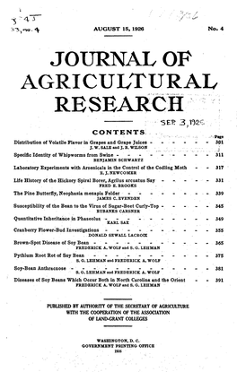 Journal of Agricultural