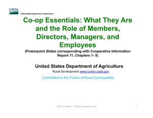Co-Op Essentials: What They Are and the Role of Members, Directors