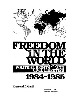 Freedom in the World 1985-1986 Complete Book — Download