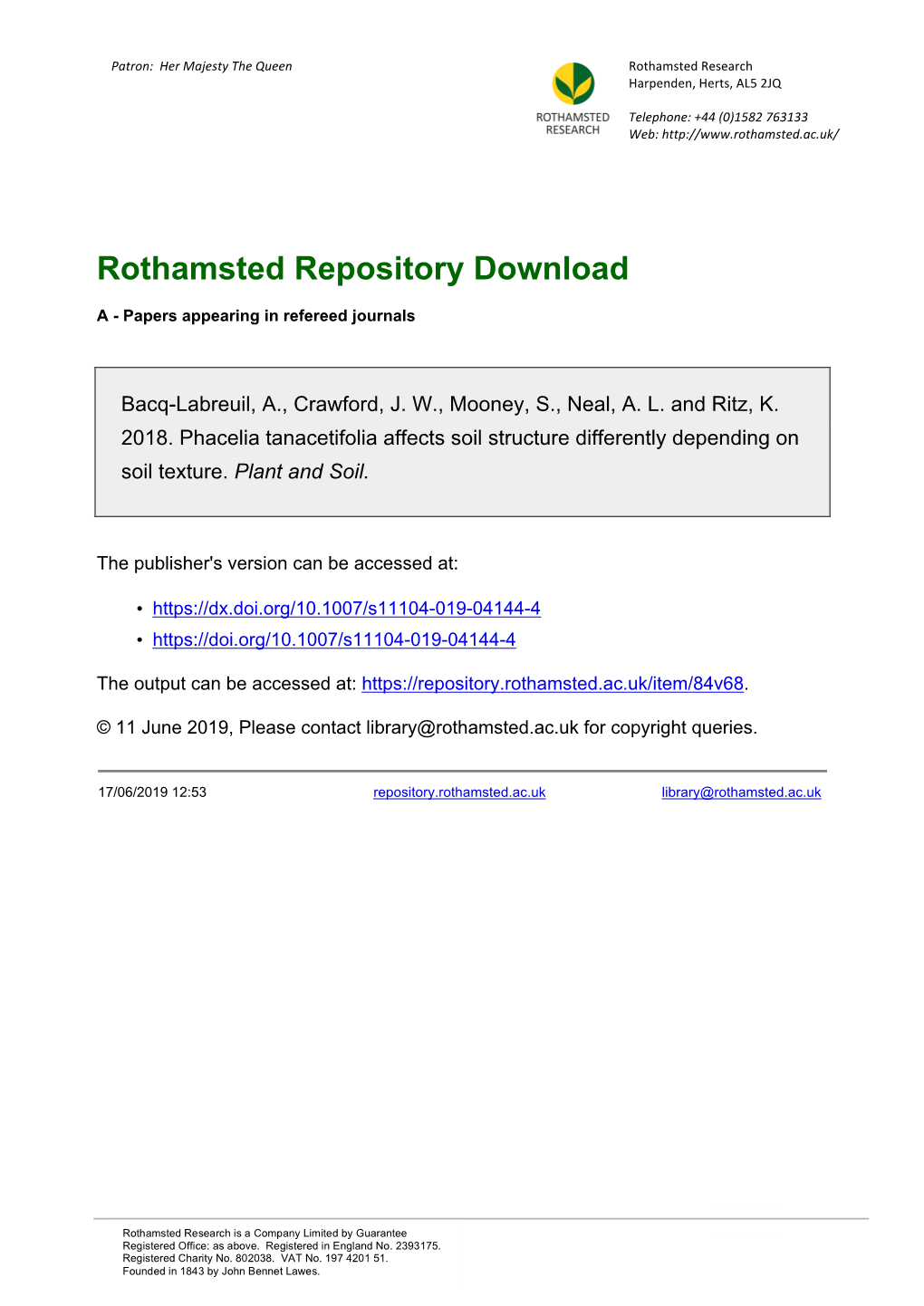 Rothamsted Repository Download