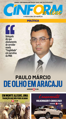 Paulo Márcio De Olho Em Aracaju Acesse P.29