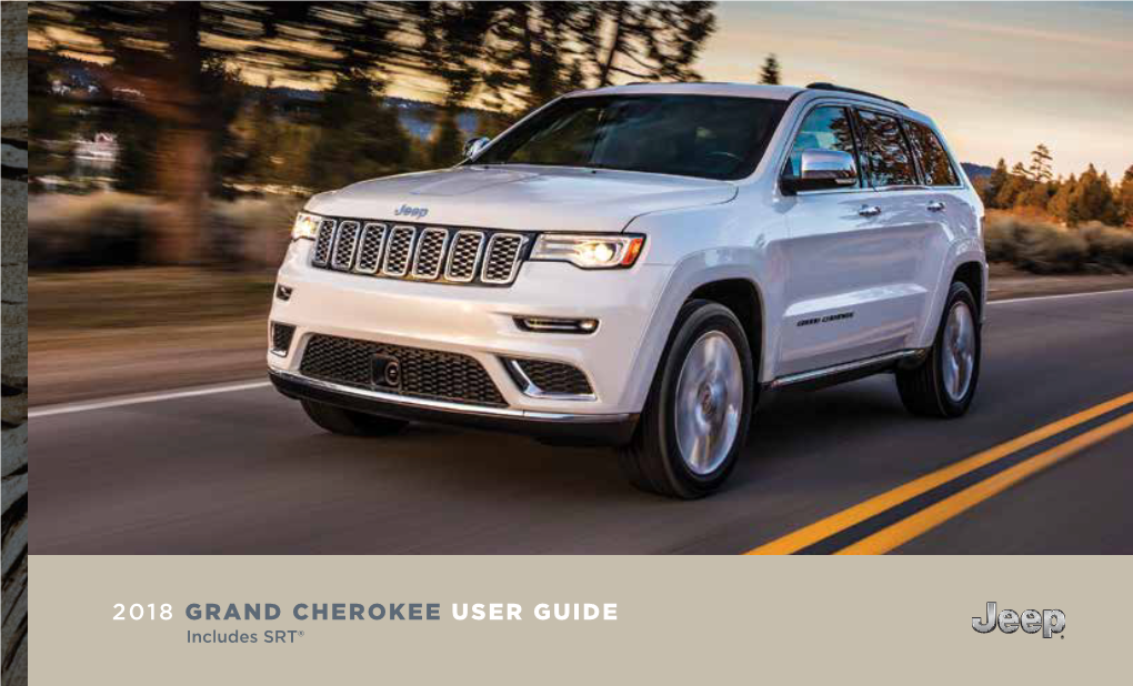 2018 Jeep Grand Cherokee User's Guide