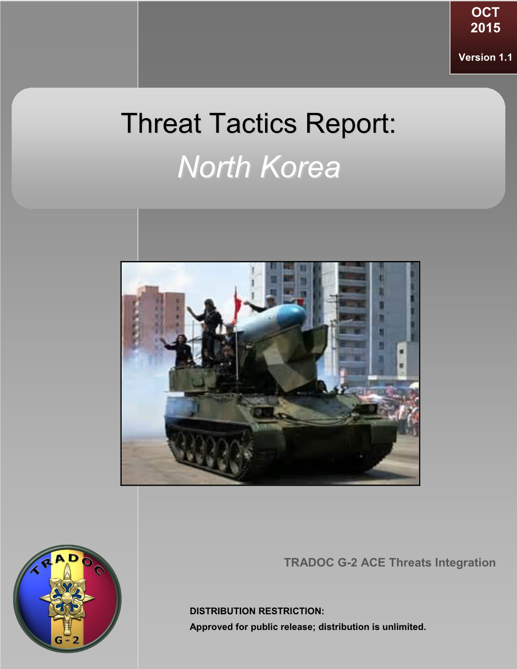 Threat Tactics Report: North Korea