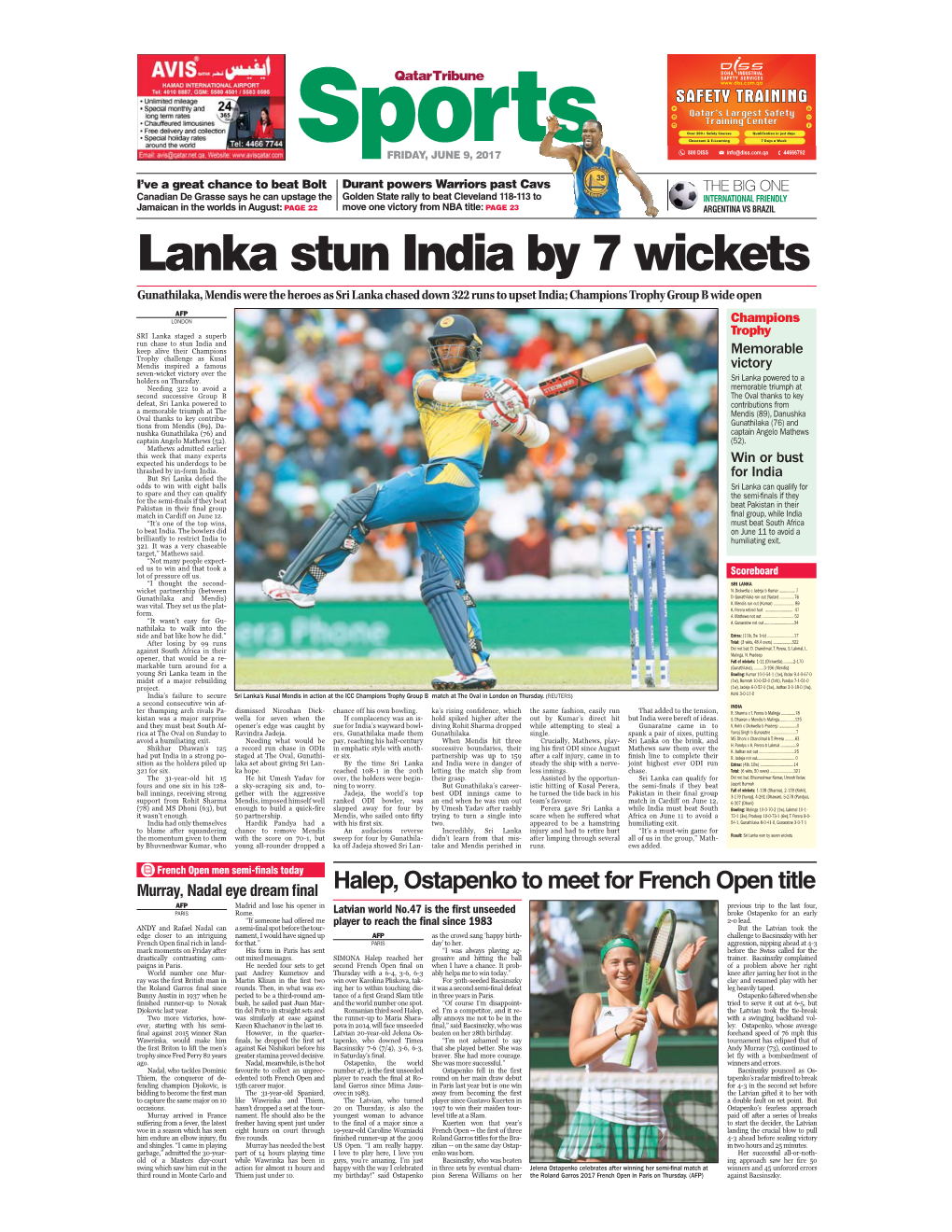 Lanka Stun India by 7 Wickets