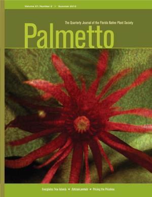 The Quarterly Journal of the Florida Native Plant Society