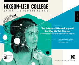 Hixson-Lied College of Fine and Performing Arts Fall 2016