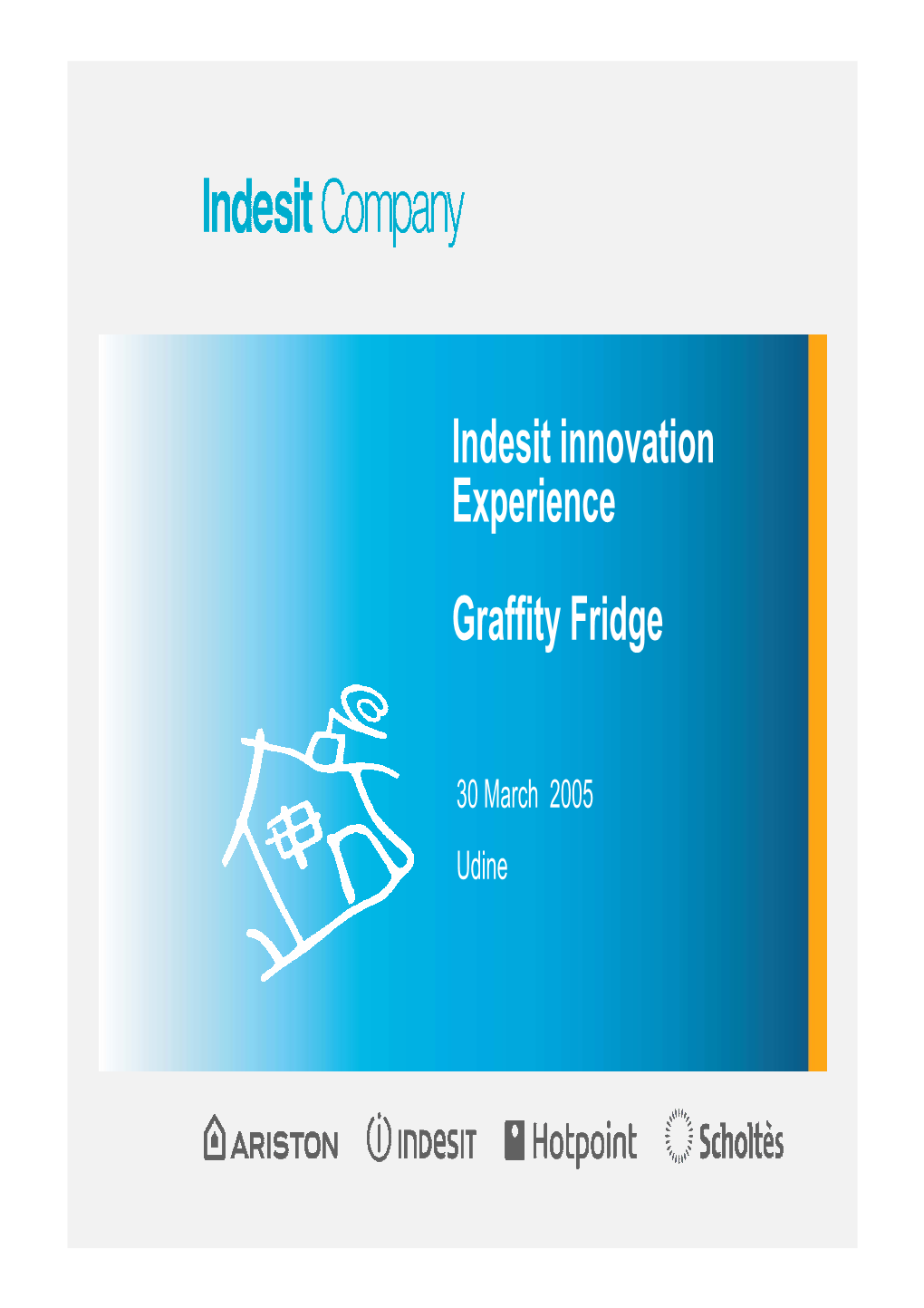 Indesit Innovation Experience Graffity Fridge