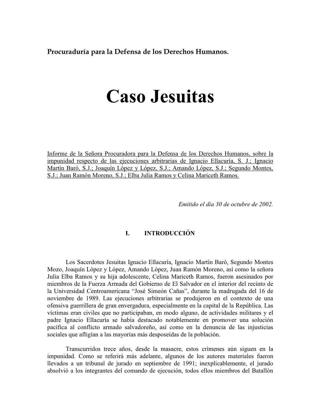 Caso Jesuitas