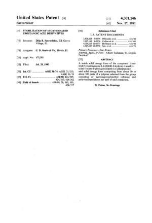 United States Patent (19) (11) 4,301,146 Sanvordeker 45) Nov