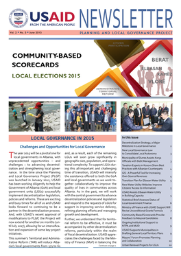 USAID PLGP Newsletter: Vol 2 No 5 June 2015