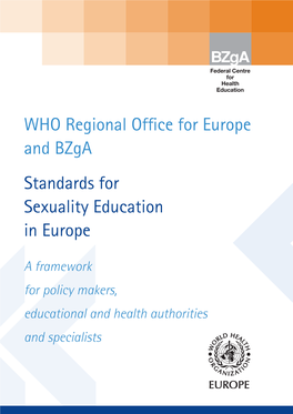 Standards for Sexuality Education in Europe