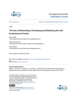 The Use of Networking in Developing and Marketing the Irish Ecclesiastical Product