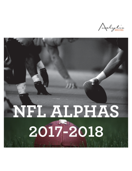 NFL Alphas 2018