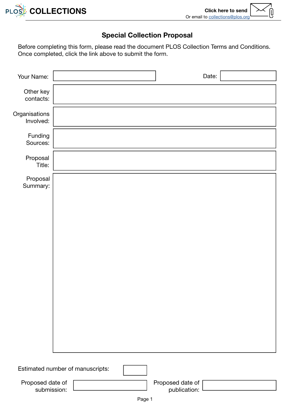 PLOS-Collection-Proposal-Form.Pdf