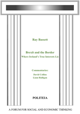 Ray Bassett Brexit and the Border POLITEIA