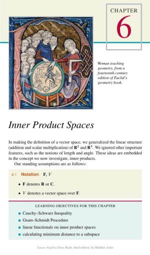 Inner Product Spaces