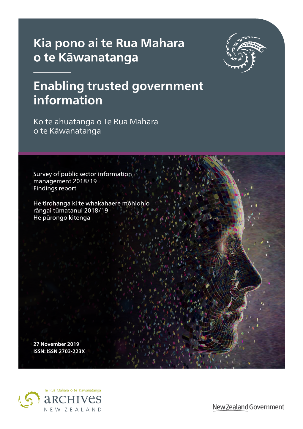 Survey of Public Sector Information Management 2018/19 Findings Report