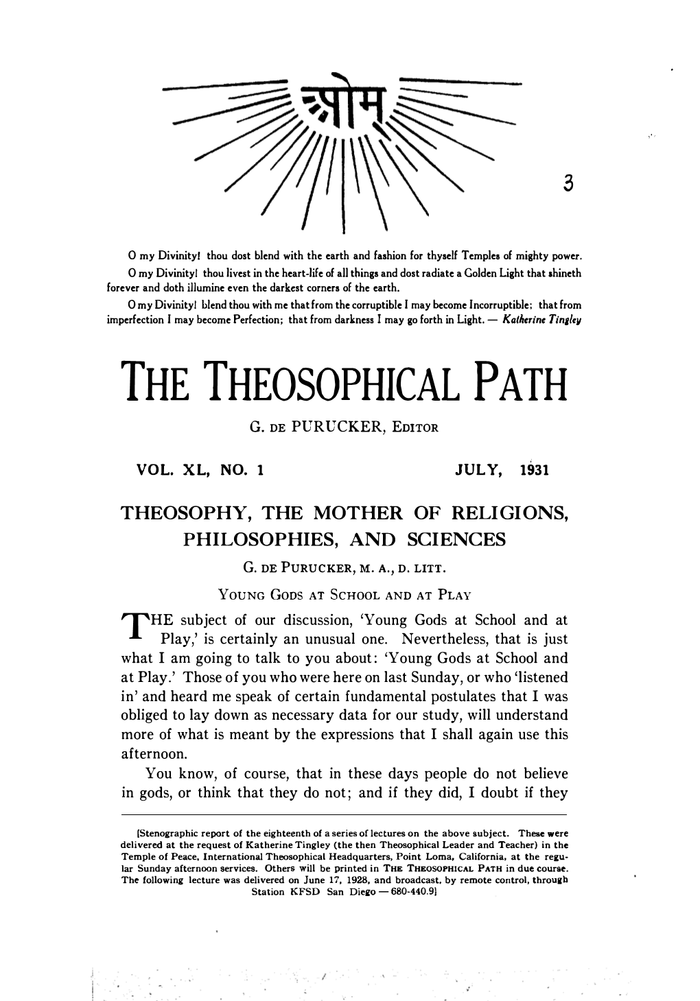 The Cycles of the Cosmos, Hans Malmstedt 1931