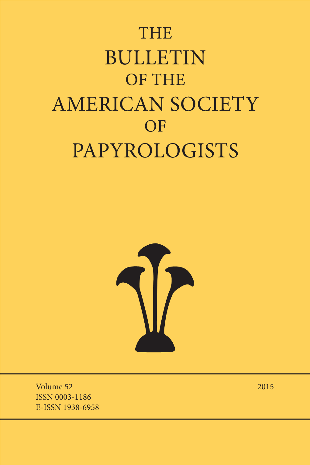 Bulletin American Society Papyrologists