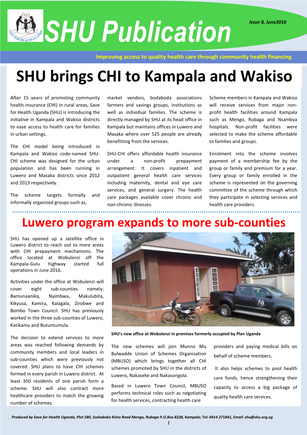 SHU Brings CHI to Kampala and Wakiso