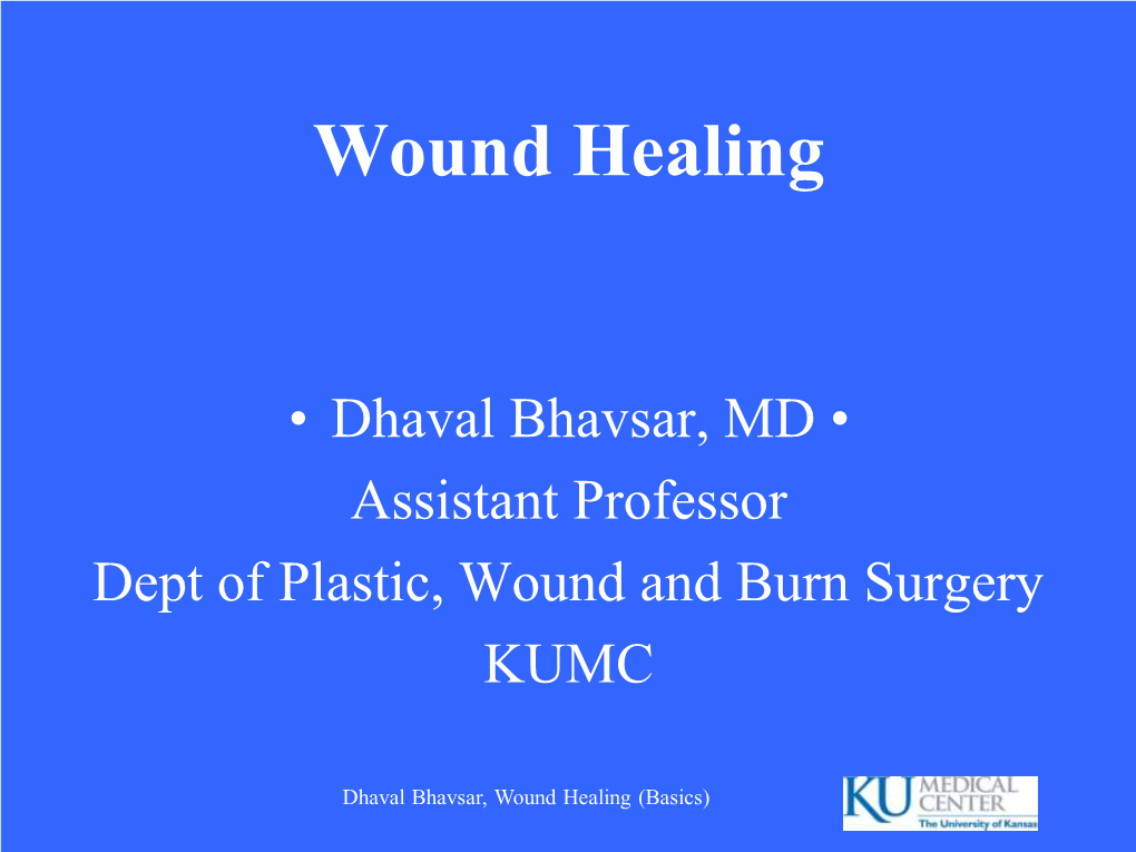 Wound Healing