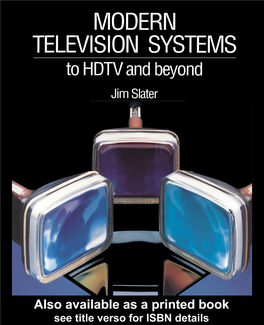 Modern Television Systems to HDTV and Beyond