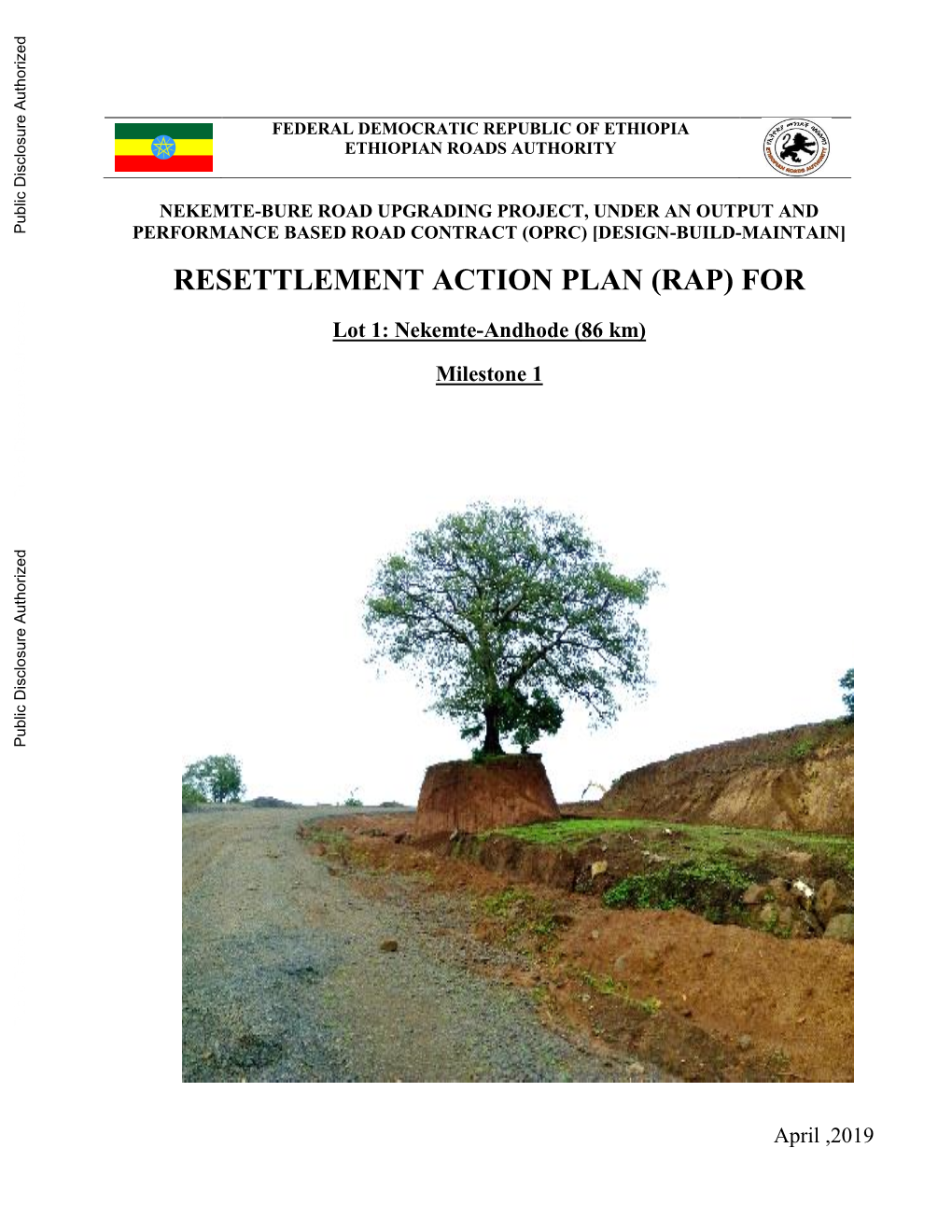 Resettlement Action Plan (Rap) For