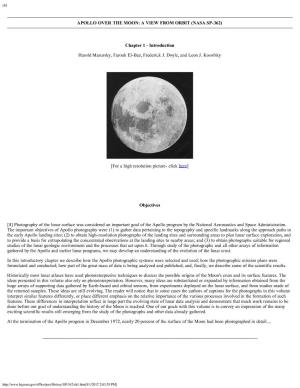 Apollo Over the Moon: a View from Orbit (Nasa Sp-362)