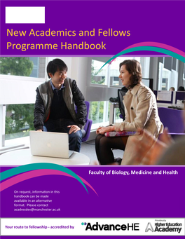 New Academics and Fellows Programme Handbook