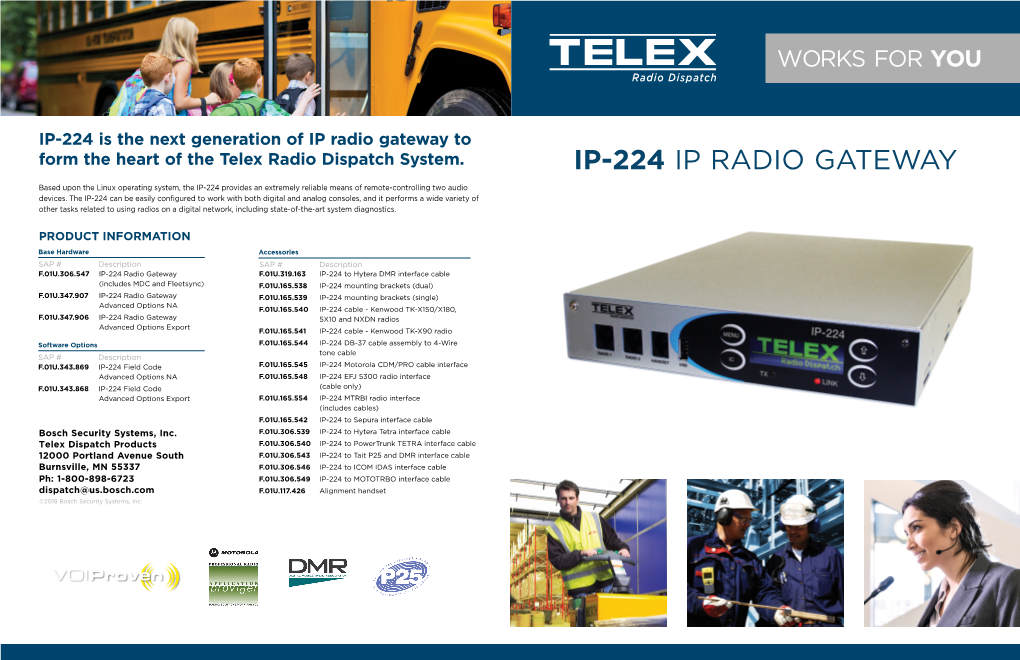 Ip-224 Ip Radio Gateway