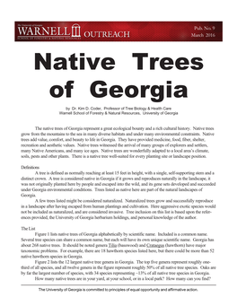 Native Trees of Georgia Pub10-5