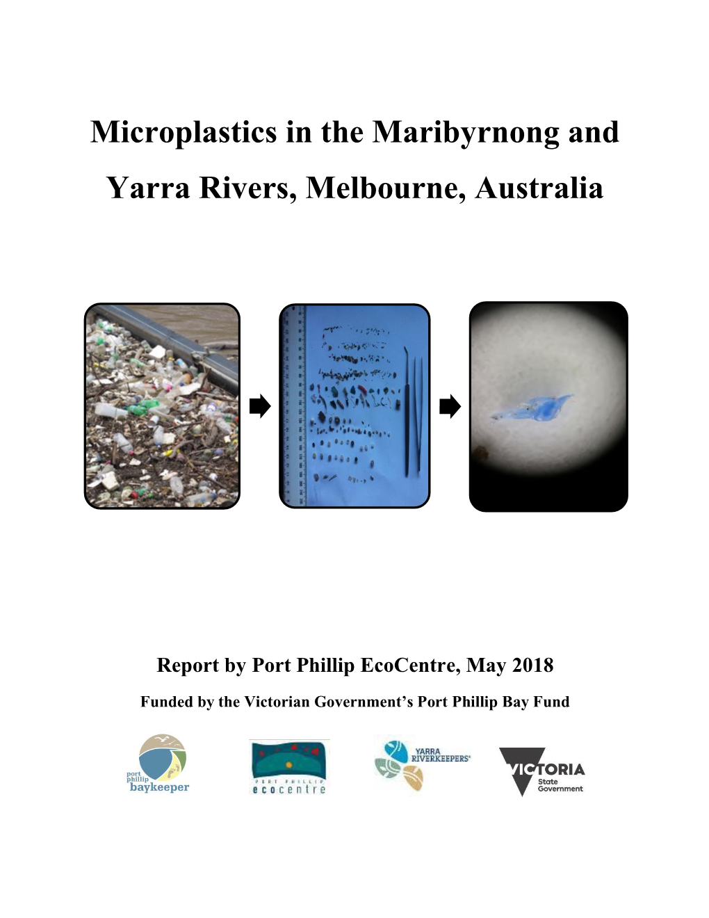 Microplastics in the Maribyrnong and Yarra Rivers, Melbourne, Australia