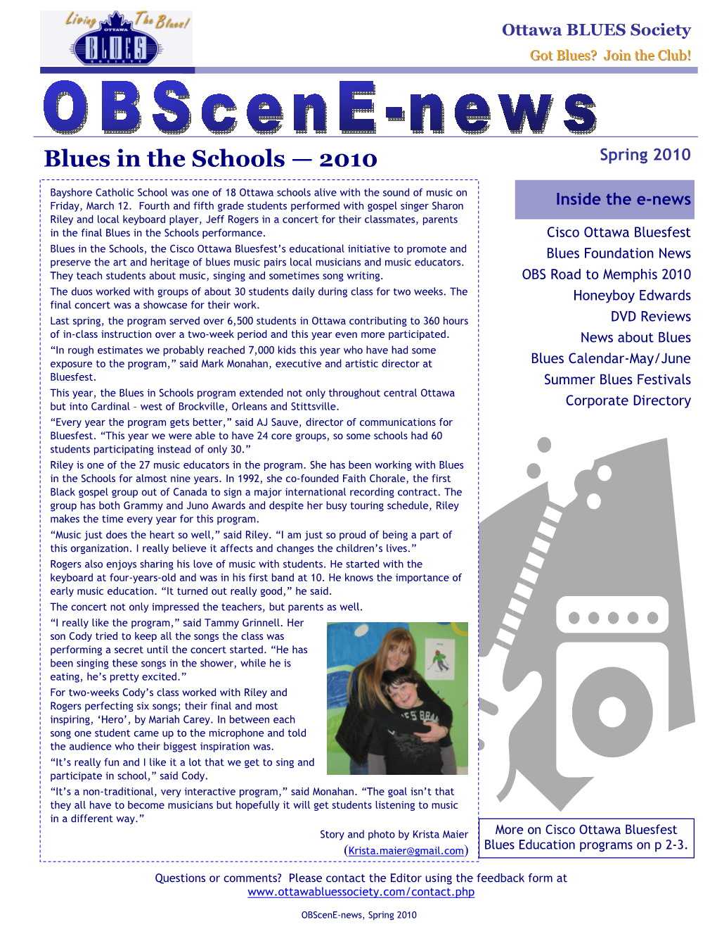 Obscene-News, Spring 2010