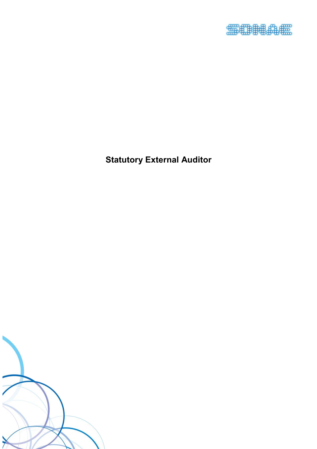 Statutory External Auditor
